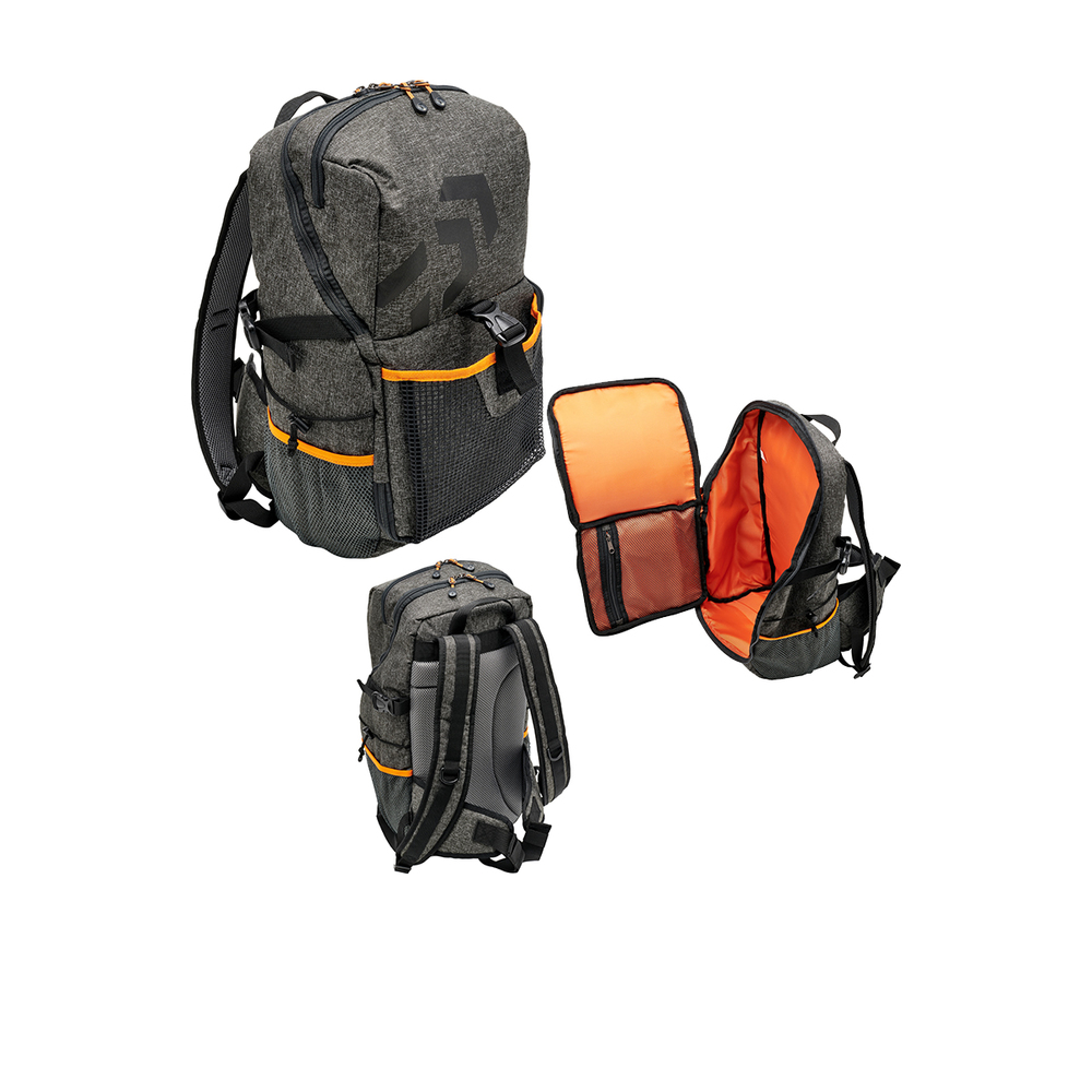 Sac à Dos De Pêche DAIWA D-Vec 30 L - Compartiment Réfrigérant, Porte-cannes, Dos Aéré, étanche, Gris